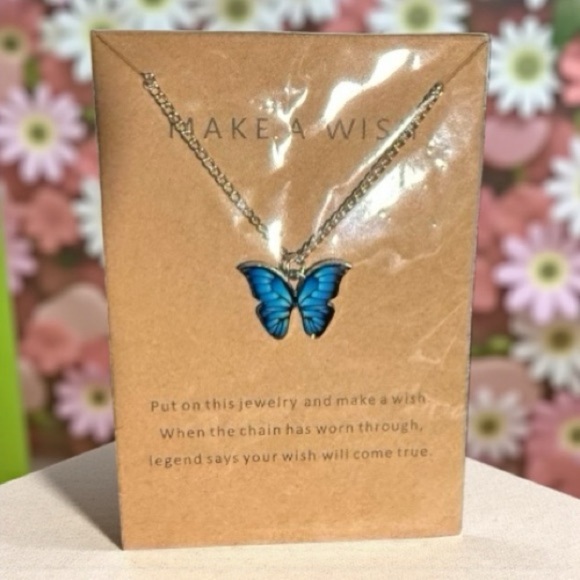 Make A Wish Butterfly Necklace - Picture 4 of 4